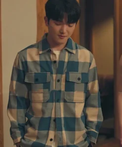 Dae’s XO Kitty S02 Blue Check Shirt