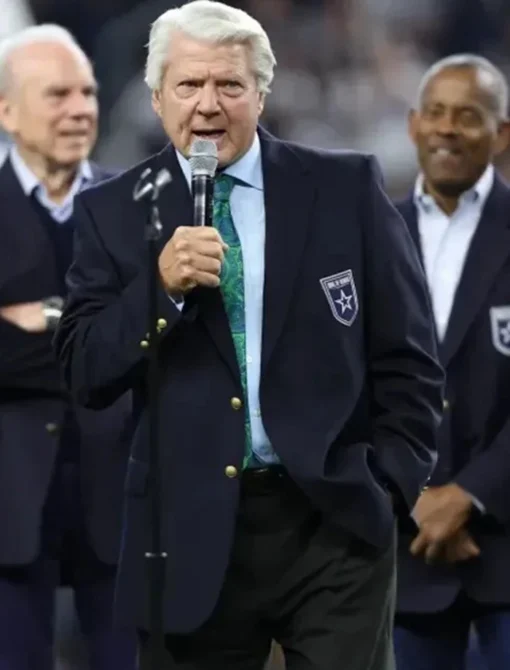 Dallas Cowboys Jimmy Johnson Ring Of Honor Blazer Front