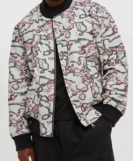 Danny Morgan General Hospital Printed Bomber Jacket For Sale