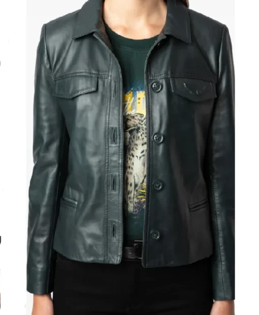 Daphne High Potential S01 Leather Jacket - Image 2