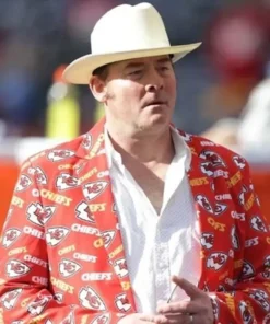 David Koechner Kansas City Chiefs 2023 Red Blazer