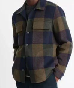 Denis Leary Going Dutch Plaid Shacket For Sale