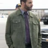 Detective Karadec High Potential Suede Trucker Jacket