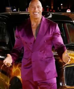 Dwayne Johnson Black Adam Purple Blazer