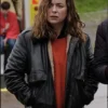 Eve Myles The Crow Girl Black Leather Jacket