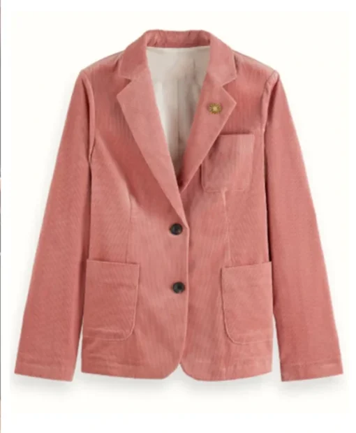 Ghosts US S04 Sam Pink Corduroy Blazer For Sale