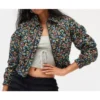 Gia Elsbeth S02 Floral Bomber Jacket For Women