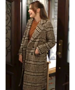 Hayley Erin The Young And The Restless Plaid Coat