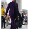 Jalen Hurts Super Bowl 2025 Royal Purple Suit For Sale