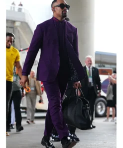 Jalen Hurts Super Bowl 2025 Royal Purple Suit For Sale