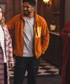 Jay Ghosts US S03 Orange Zip Up Jacket