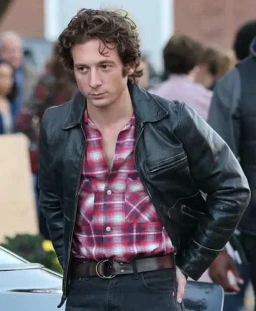 Jeremy Allen White Deliver Me from Nowhere Leather Jacket