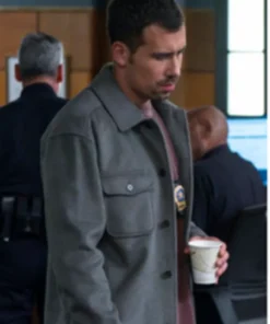 Joe Velasco Law and Order SVU Grey Shacket