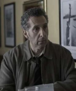 John Turturro Severance Irving Grey Trench Coat