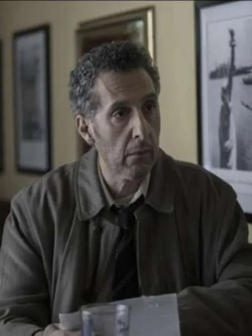 John Turturro Severance Irving Grey Trench Coat