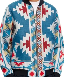 Joshua Kantara Cassandra Multicolor Printed Jacket For Sale