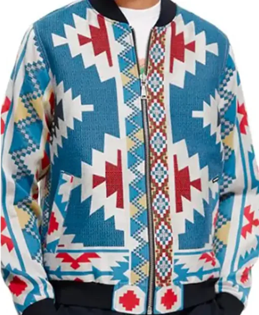 Joshua Kantara Cassandra Multicolor Printed Jacket For Sale