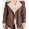 Josslyn Jacks General Hospital Shearling Biker Jacket For Sale