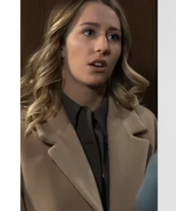 Josslyn Jacks General Hospital Wool Coat