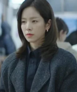 Kang Ji-yoon Love Scout S01 Cropped Wool Jacket