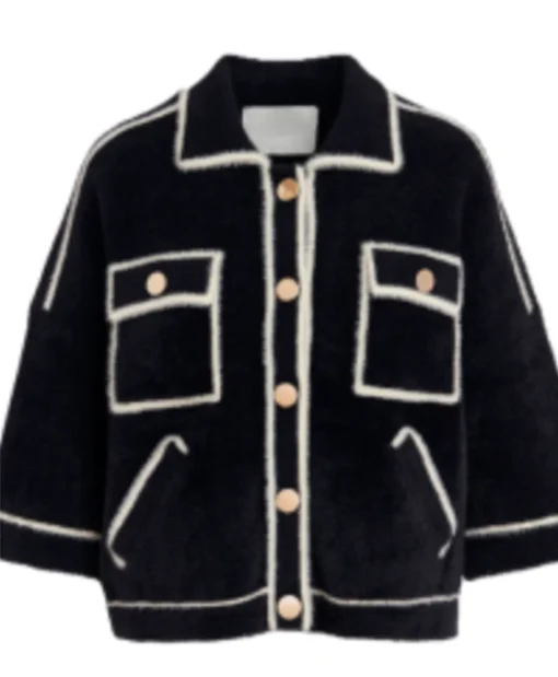 Laird Elsbeth Black Cropped Jacket