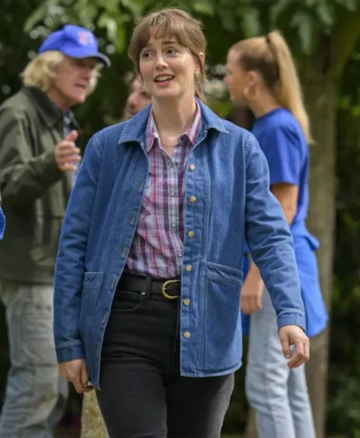 Leighton Meester Good Cop Bad Cop S01 Denim Jacket