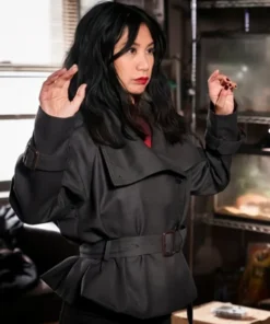 Liza Lapira The Equalizer S05 Black Trench Jacket