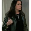 Lois Cerullo General Hospital Black Leather Jacket