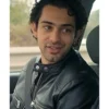 Massimiliano Caiazzo My Family Black Leather Jacket