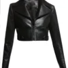 Melody Bayani The Equalizer S05 Cropped Biker Jacket For Sale