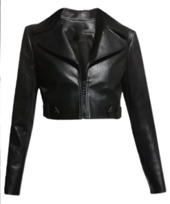 Melody Bayani The Equalizer S05 Cropped Biker Jacket For Sale