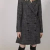 Nina Reeves General Hospital Grey Wool Coat For Sale