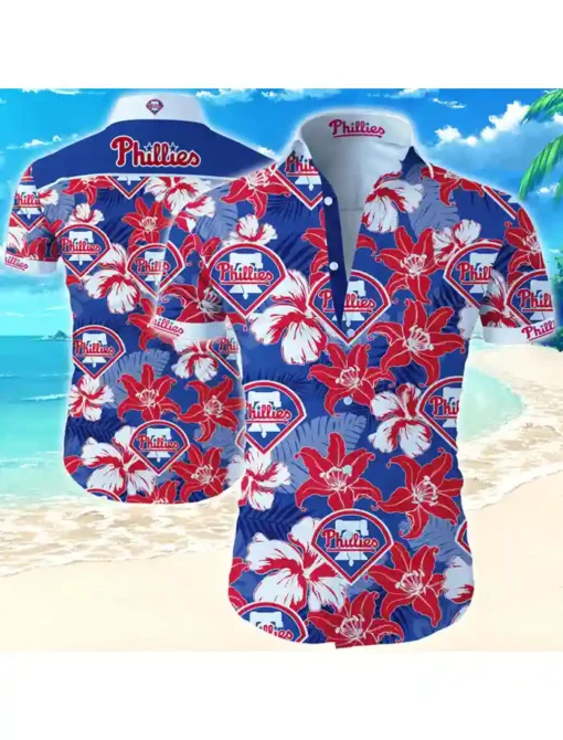 Philadelphia Phillies Hawaiian Shirt Front