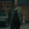 Reacher S03 Susan Duffy Green Cotton Jacket For Sale