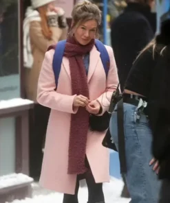 Renée Zellweger Bridget Jones Mad About The Boy Pink Coat For Sale