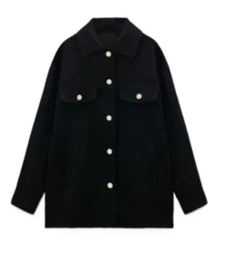 Sam Ghosts US S04 Black Wool Blend Jacket For Sale