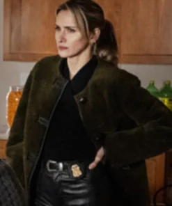 Shantel VanSanten FBI Most Wanted S06 Brown Fur Jacket