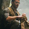 Shop Jonathan Bailey Jurassic World Rebirth Brown Cotton Vest