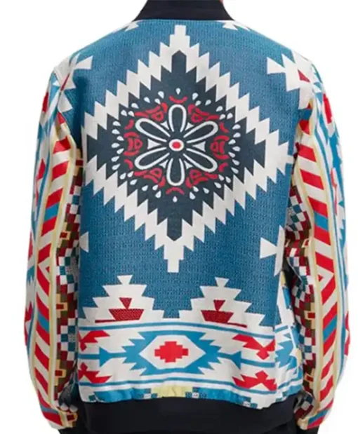 Shop Joshua Kantara Cassandra Multicolor Printed Jacket