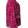 Shop Kaitlin Olson High Potential S01 Pink Leopard Print Jacket