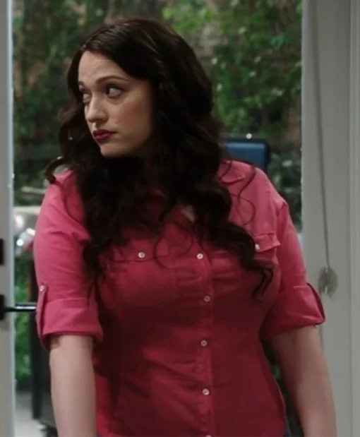 Shop Kat Dennings Shifting Gears Pink Shirt