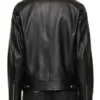 Shop Massimiliano Caiazzo My Family Black Leather Jacket
