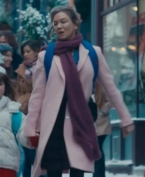 Shop Renée Zellweger Bridget Jones Mad About The Boy Pink Coat