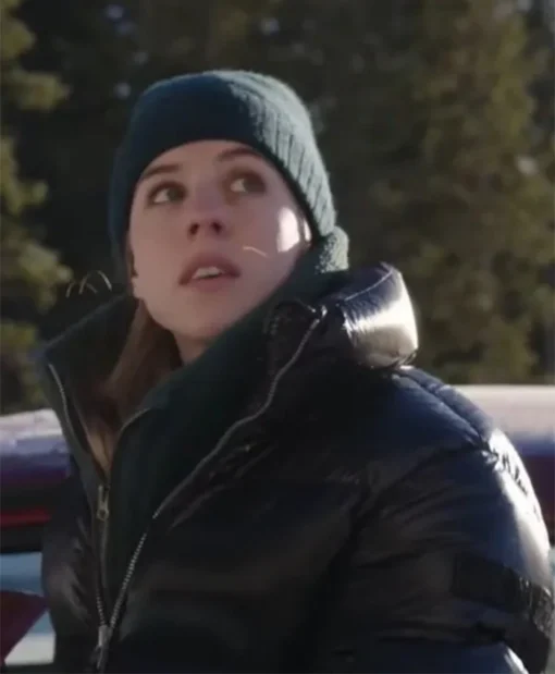 Shop The Åre Murders Carla Sehn Black Puffer Jacket