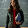 Sofia Carson The Life List Black Leather Jacket