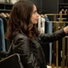 Sofia Carson The Life List Black Leather Jacket For Sale