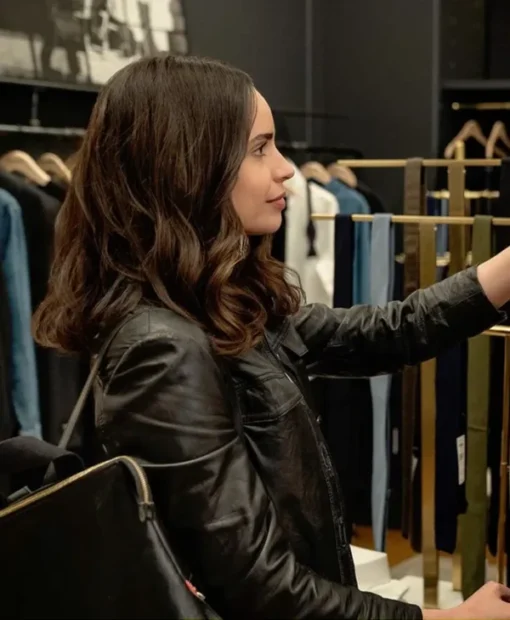 Sofia Carson The Life List Black Leather Jacket For Sale