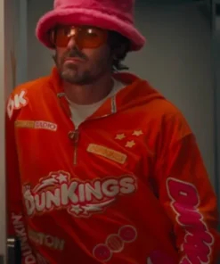 Super Bowl Commercial 2025 Casey Affleck Dunkings Track Jacket Front