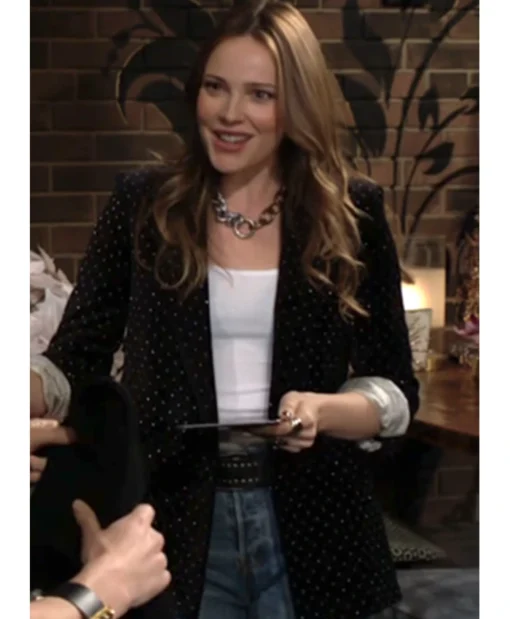 Tessa Porter The Young And The Restless Velvet Blazer