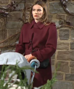 Tessa Porter The Young and the Restless Wool Coat For Women